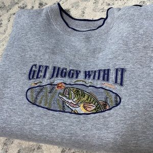 Vintage Fishing crewneck sweatshirt